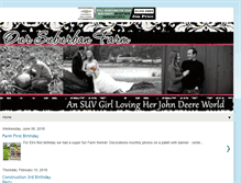 Tablet Screenshot of oursuburbanfarm.com